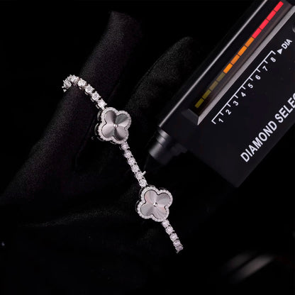 Clover / Tennis VVS Bracelet (3mm / 15mm)