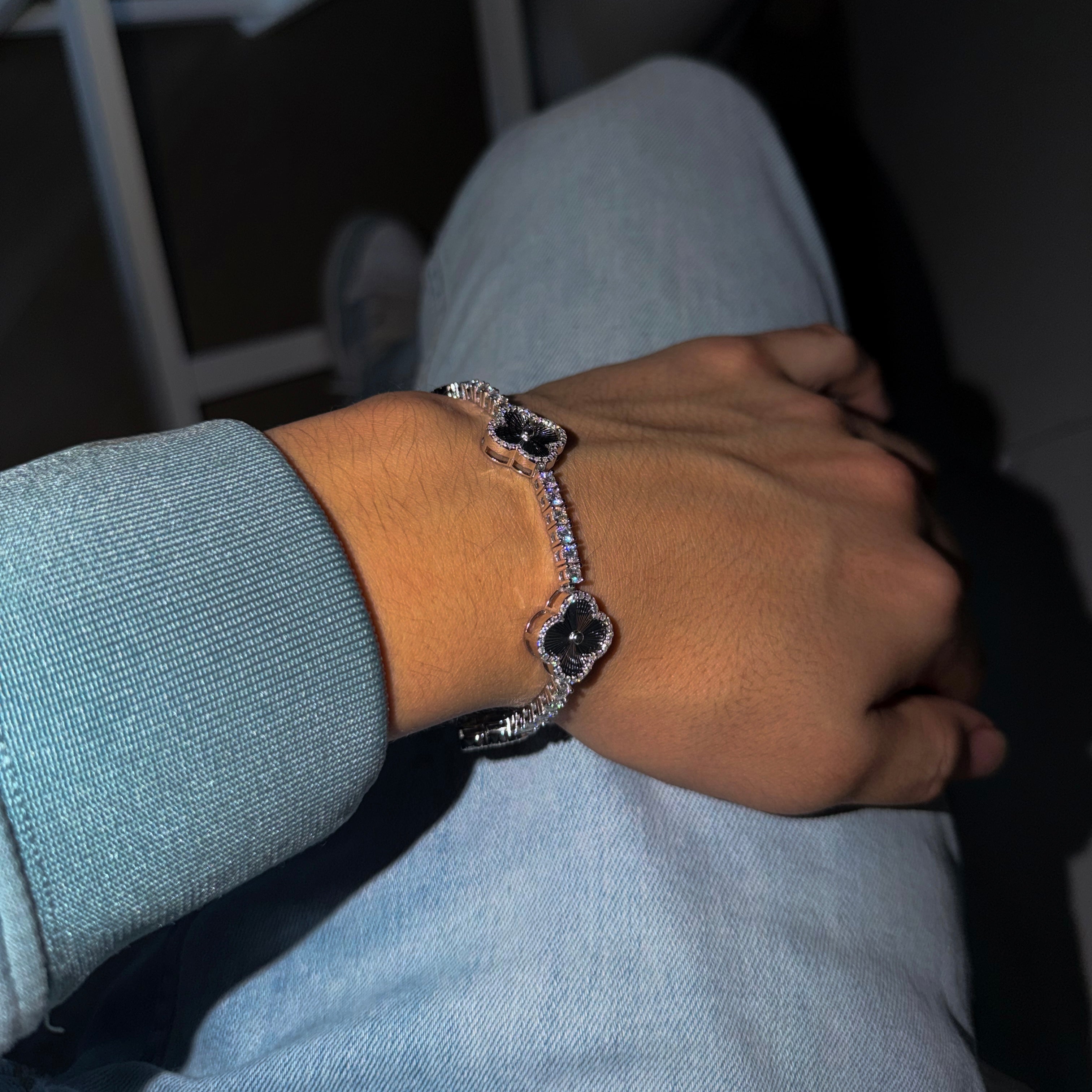 Clover / Tennis VVS Bracelet (3mm / 15mm)