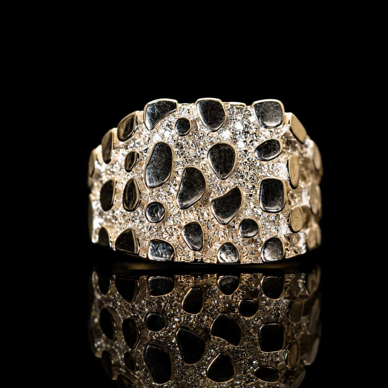 14K Gold Elite Nugget Ring