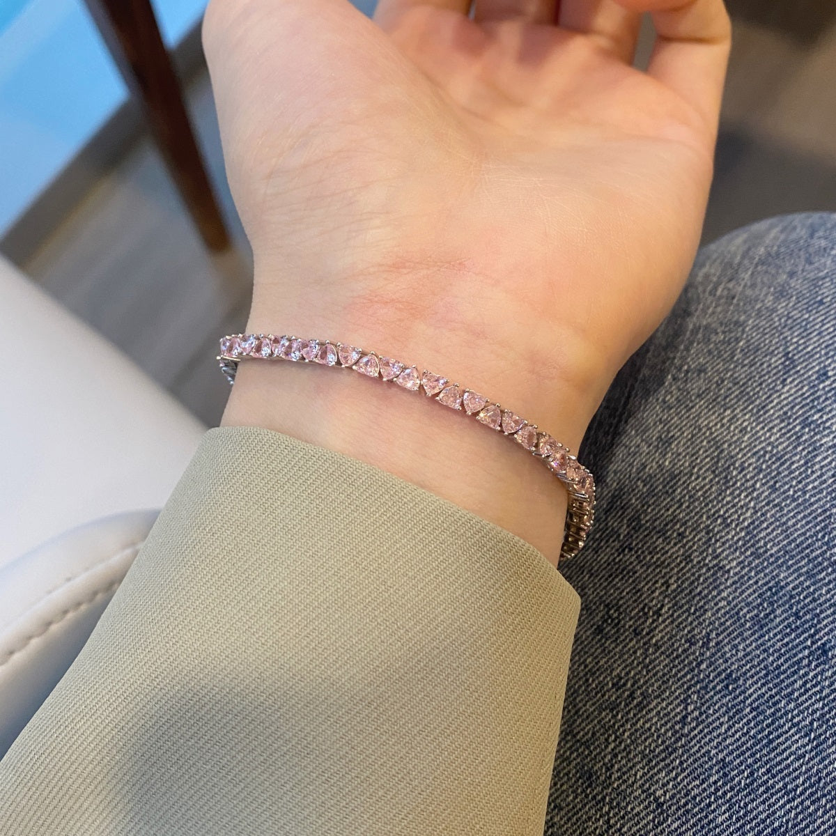 Heart Pink Bracelet