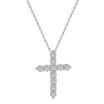 White Cruz Necklace