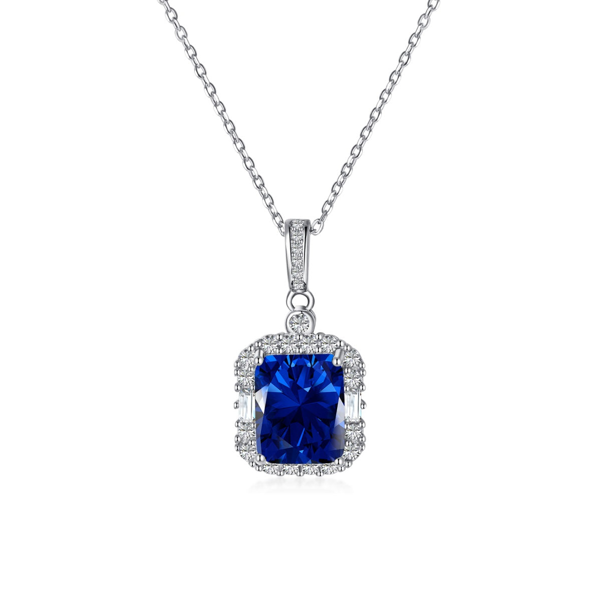 Blue Diamond Necklace
