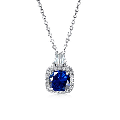 Blue Diamond Necklace