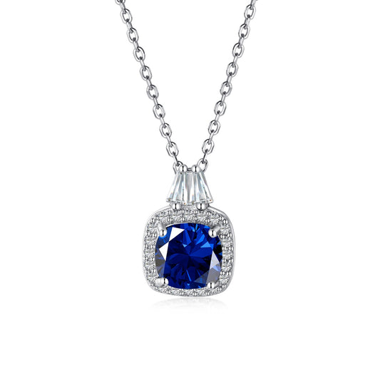 Blue Diamond Necklace