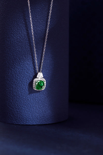 Green Diamond Necklace