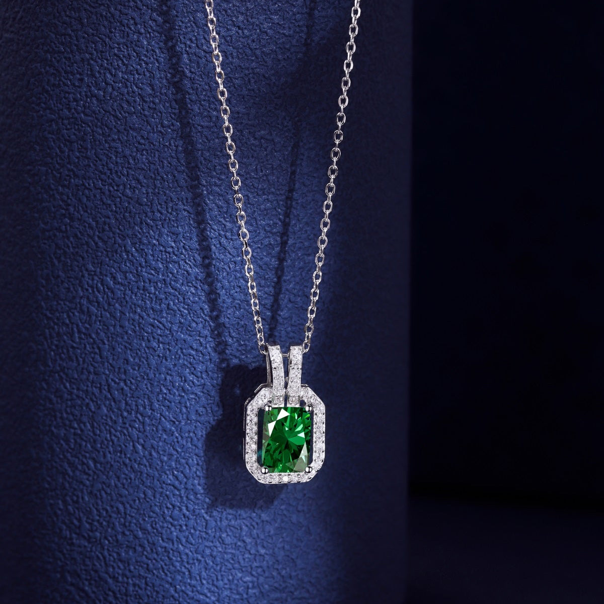 Green Diamond Necklace