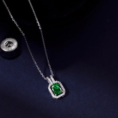 Green Diamond Necklace