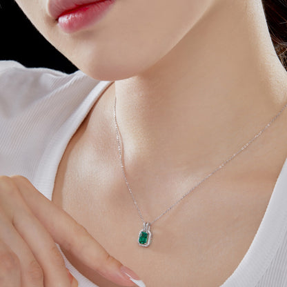 Green Diamond Necklace