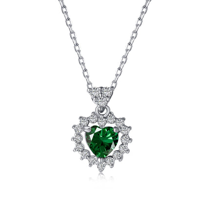 Green Diamond Necklace