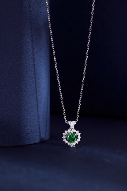 Green Diamond Necklace