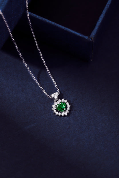 Green Diamond Necklace