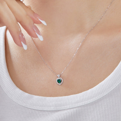 Green Diamond Necklace