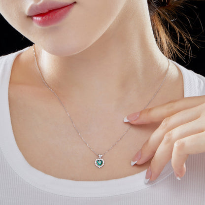 Green Diamond Necklace