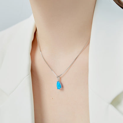 Blue Diamond Necklace