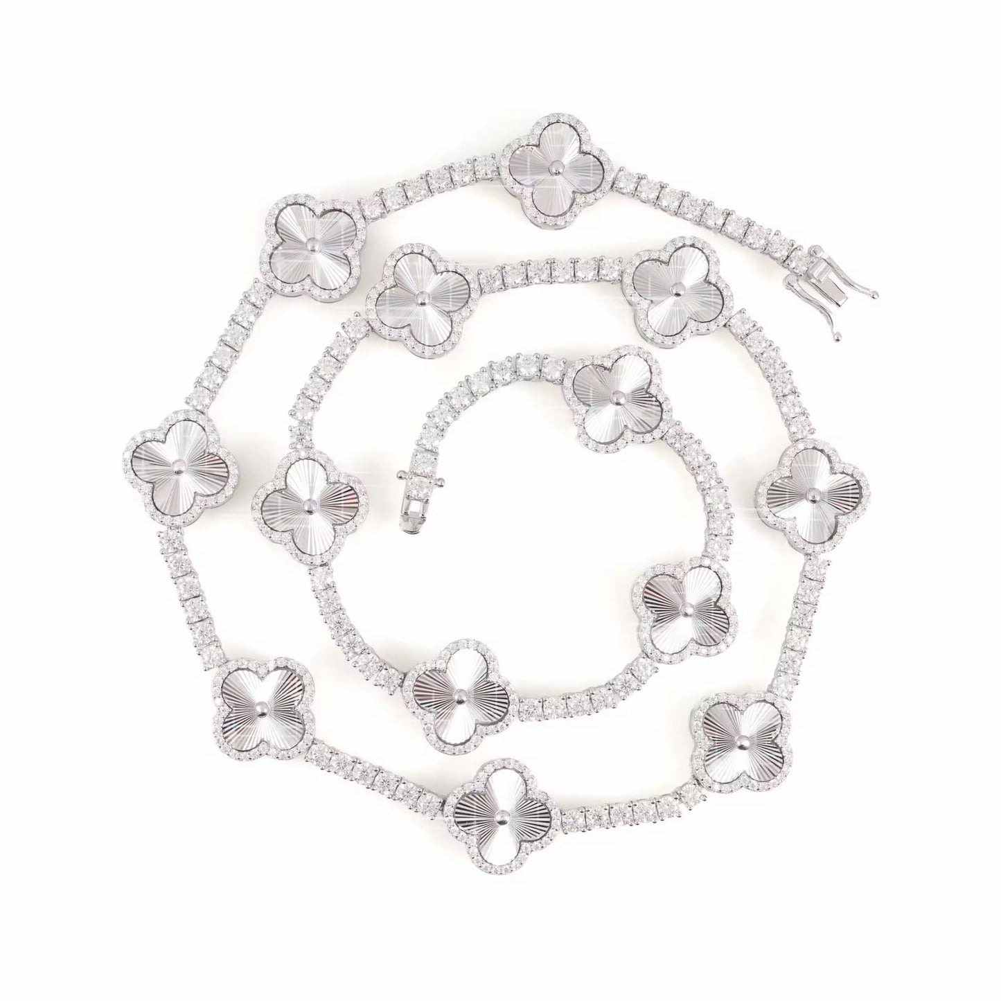 Clover / Tennis VVS Necklace (3mm / 15mm)