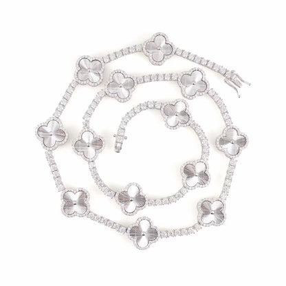 Clover / Tennis VVS Necklace (3mm / 15mm)
