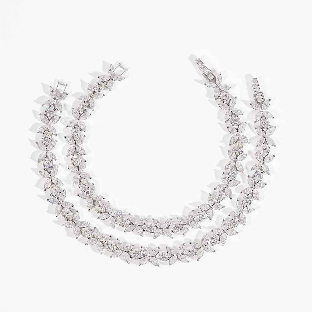 Marquise Flower VVS Bracelet (8mm)