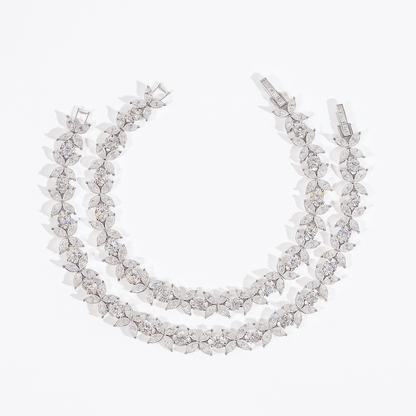Marquise Flower VVS Bracelet (8mm)