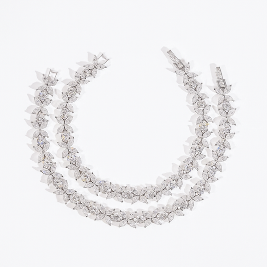 Marquise Flower VVS Bracelet (8mm)
