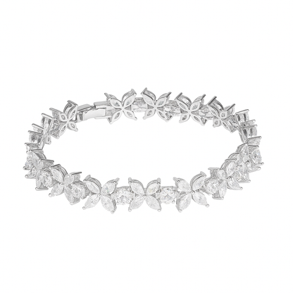 Marquise Flower VVS Bracelet (8mm)