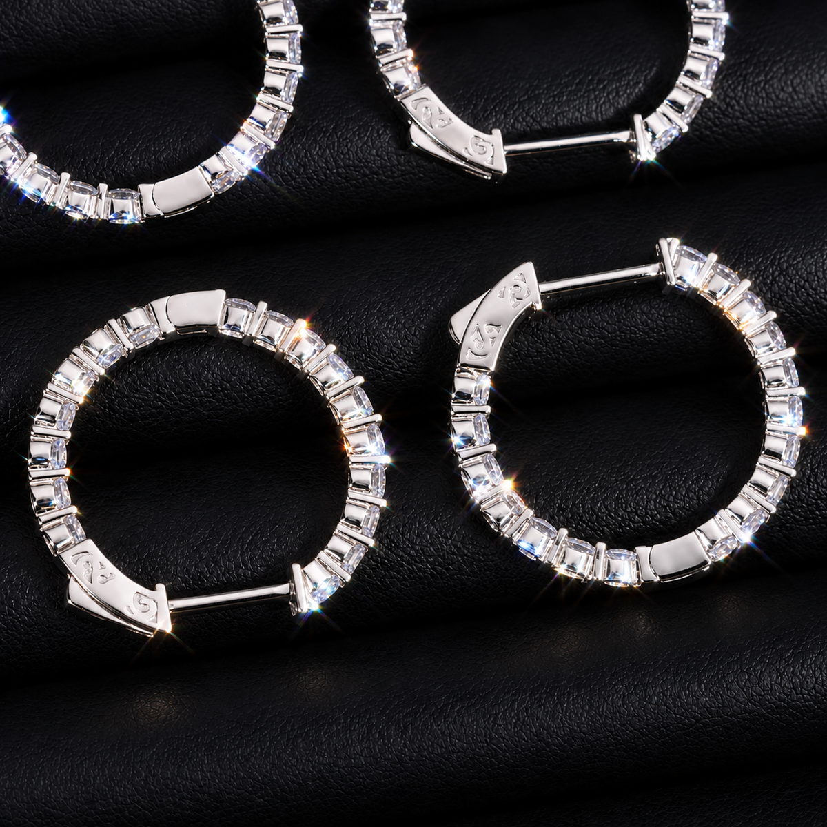 VVS Tennis Hoop Earrings