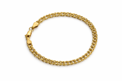 14K Gold Cuban Bracelet (5mm)
