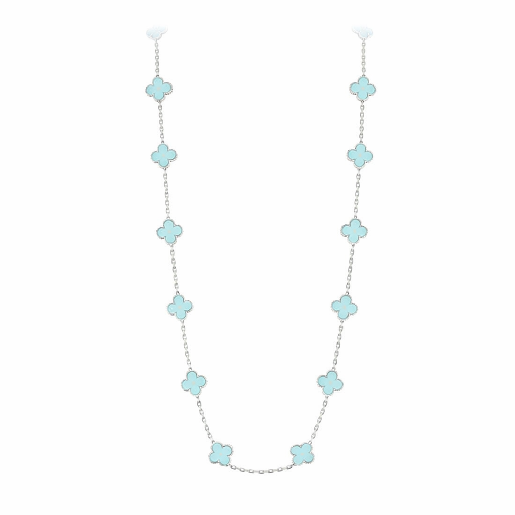 Clover Leaf Long Necklace