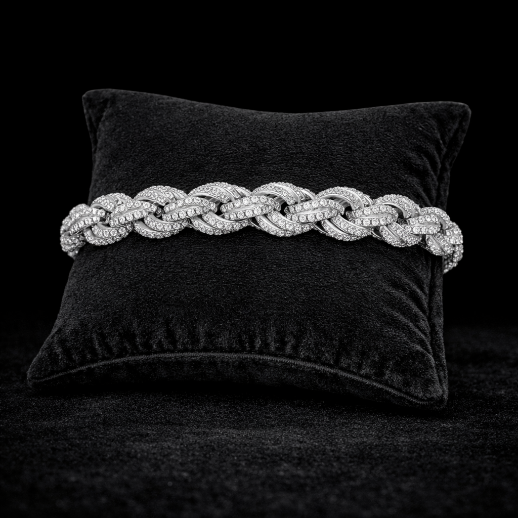 Rope VVS Bracelet (8mm)