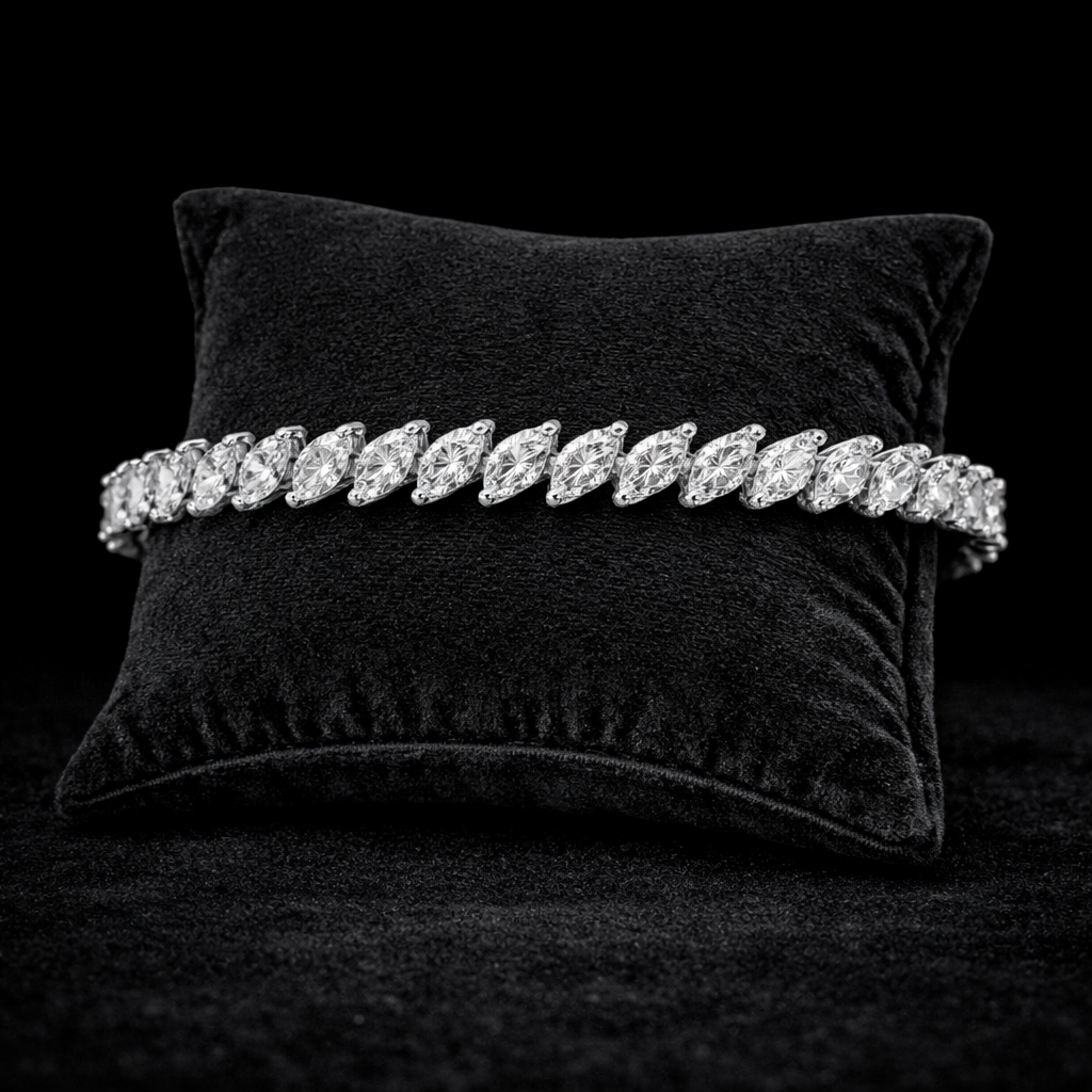 Double Marquise VVS Bracelet (9mm)