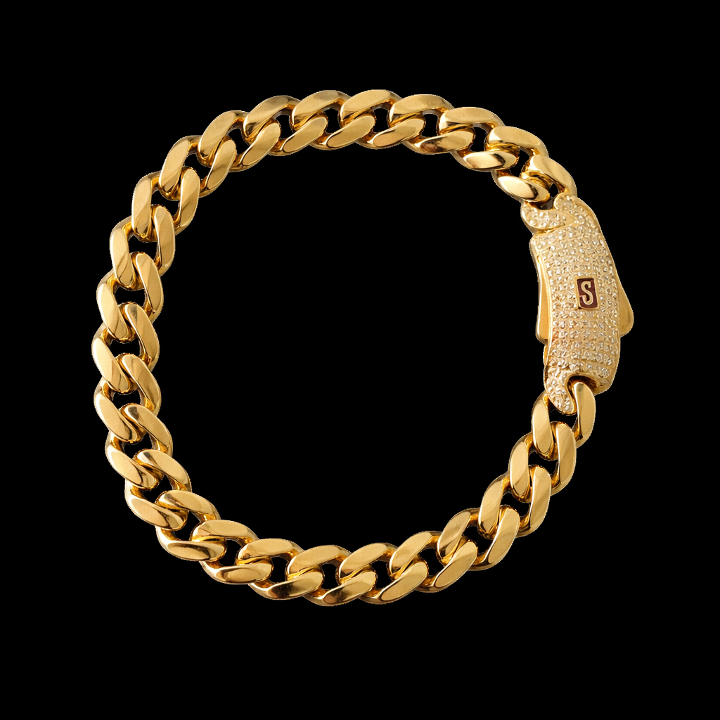 14K Gold Monaco Bracelet (9mm)
