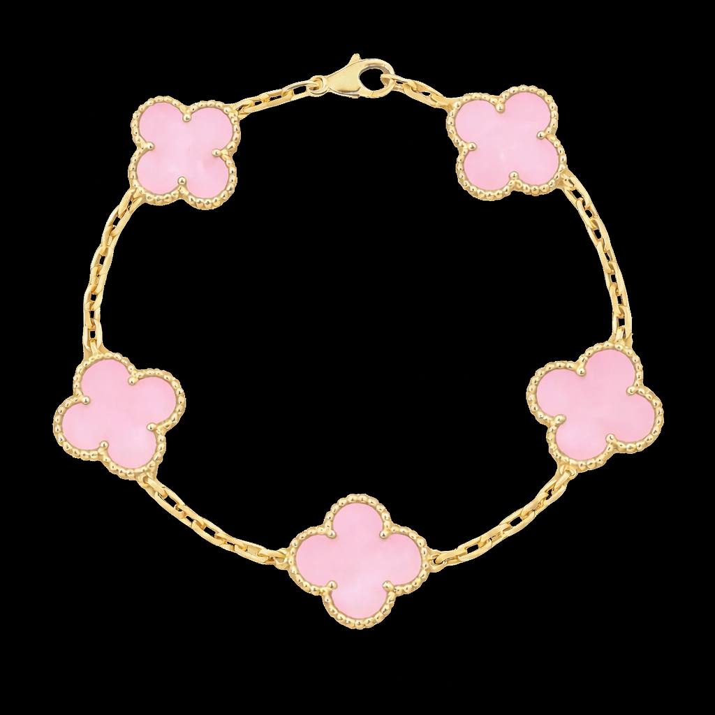 18K Gold Clover Leaf Bracelet