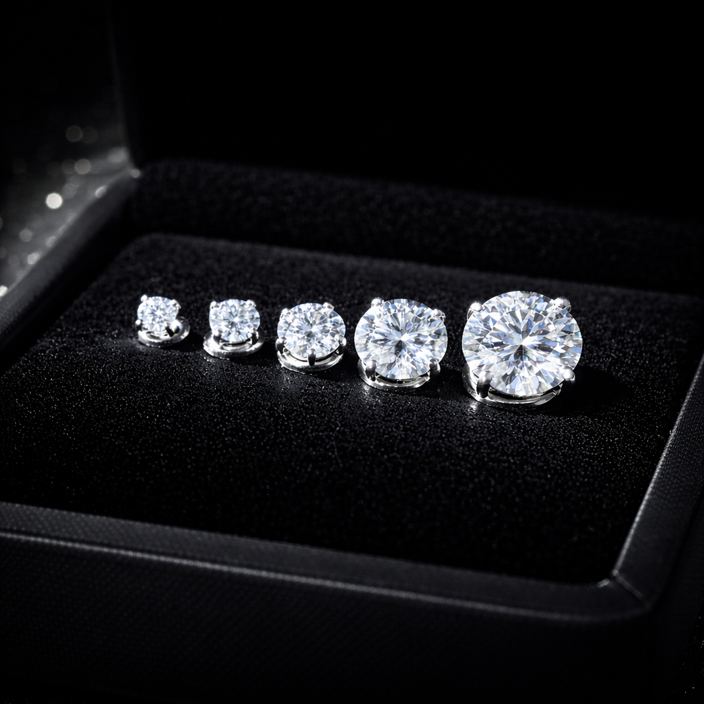 VVS Diamond Earrings Set