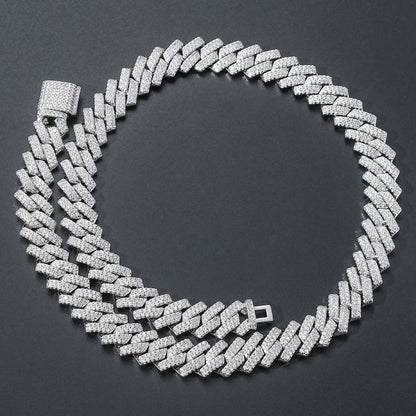Pulsera cubana VVS (14 mm)