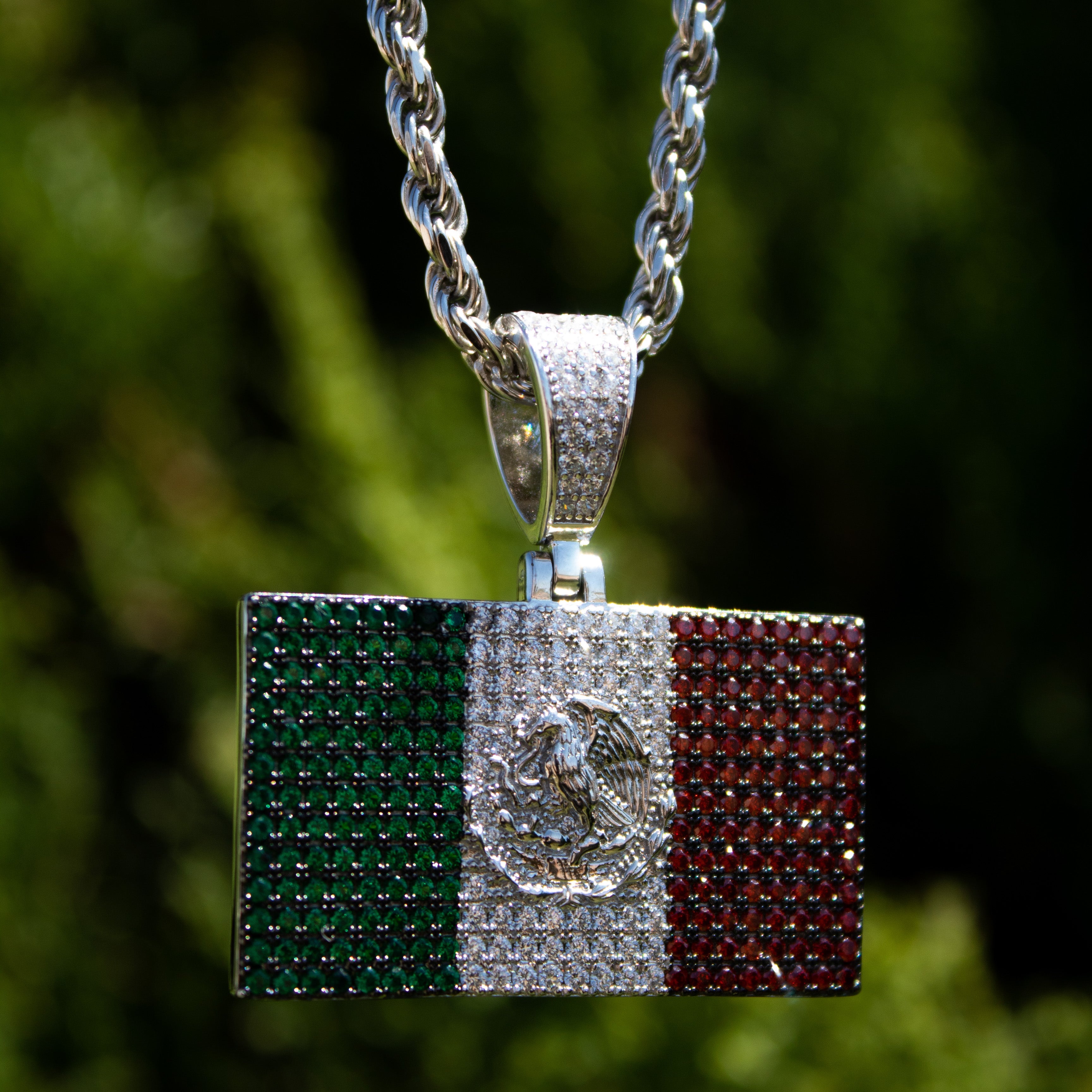 Mexico Flag Pendant