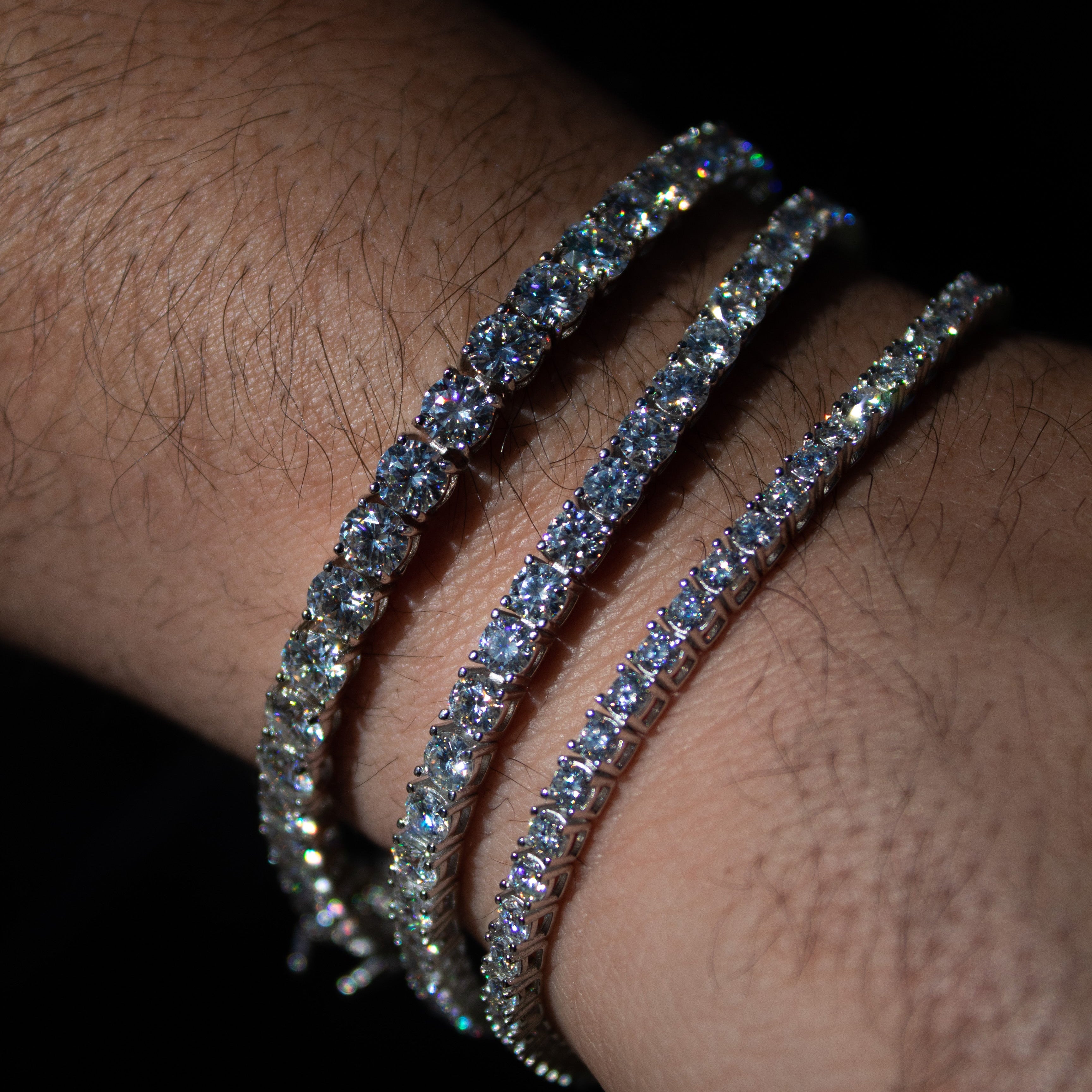 Pulsera de tenis VVS (3 mm)