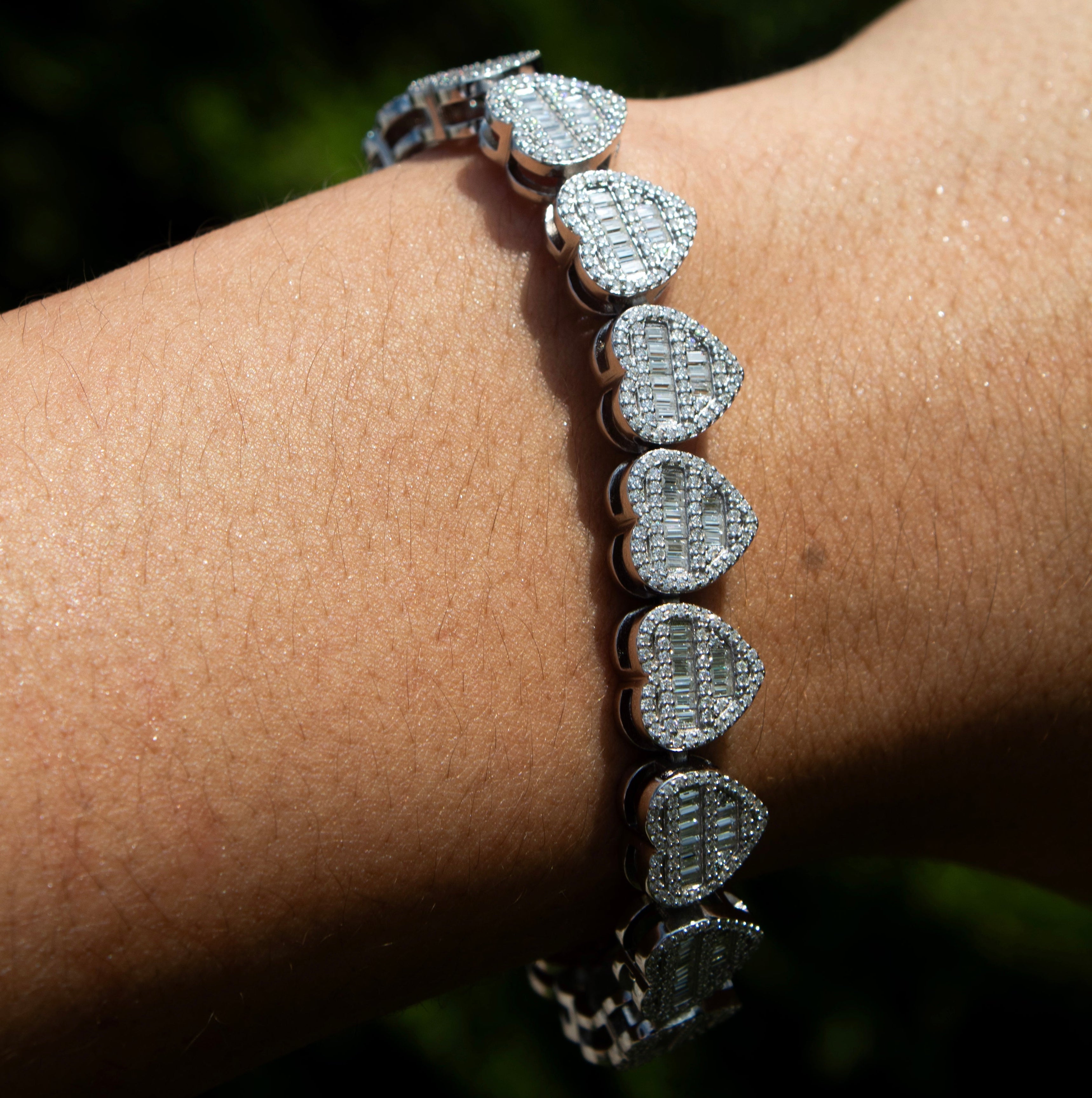 Heart VVS Bracelet (10mm)