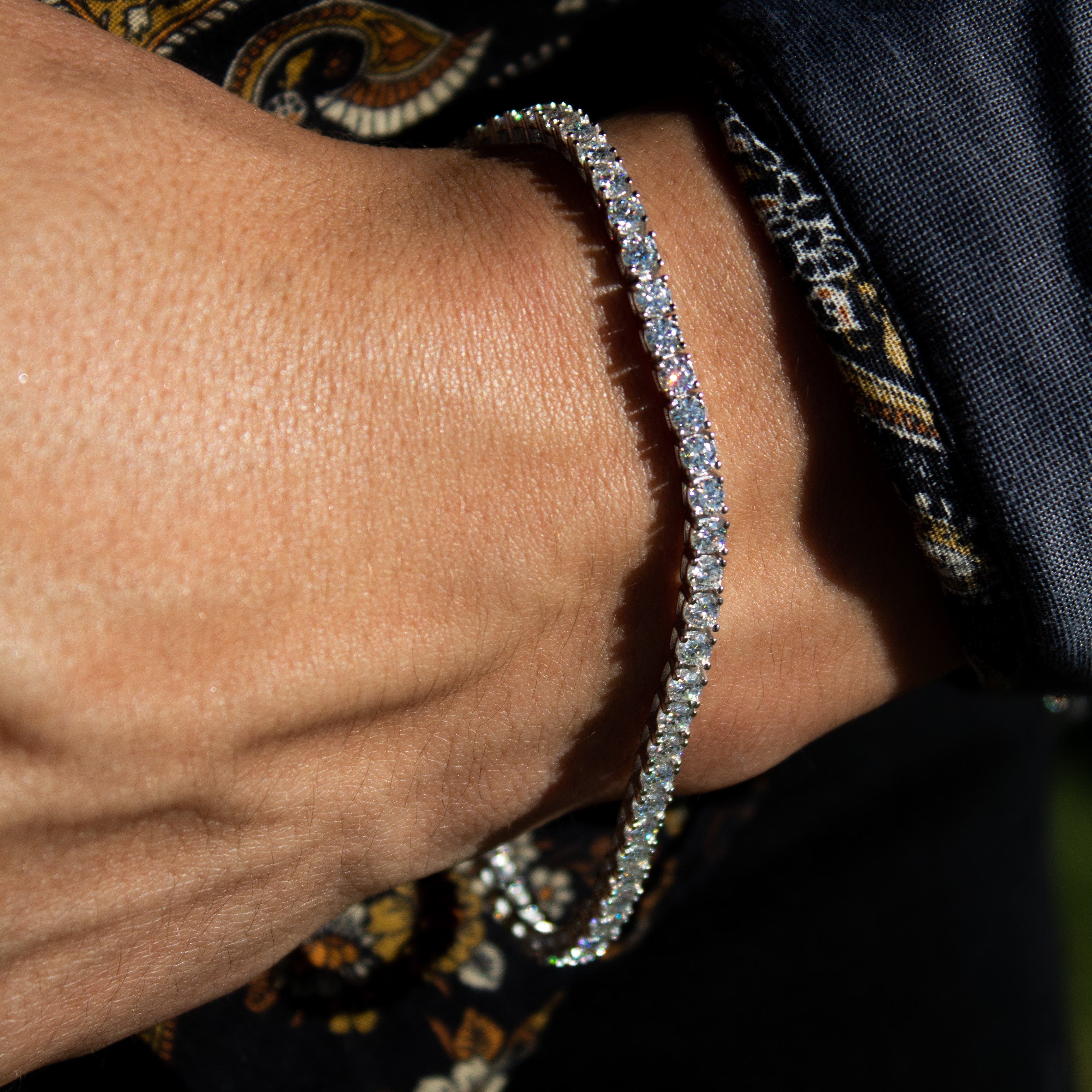 Pulsera de tenis VVS (3 mm)