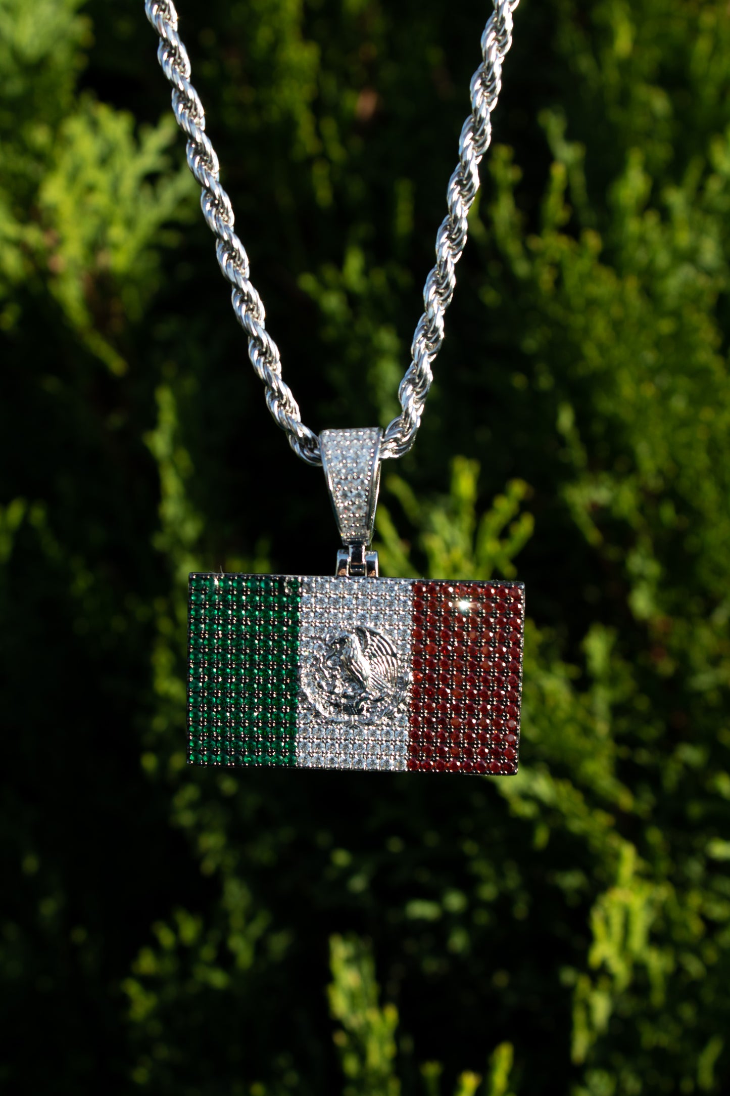 Mexico Flag Pendant