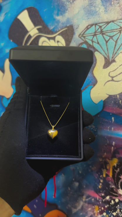 18K Gold Heart Necklace