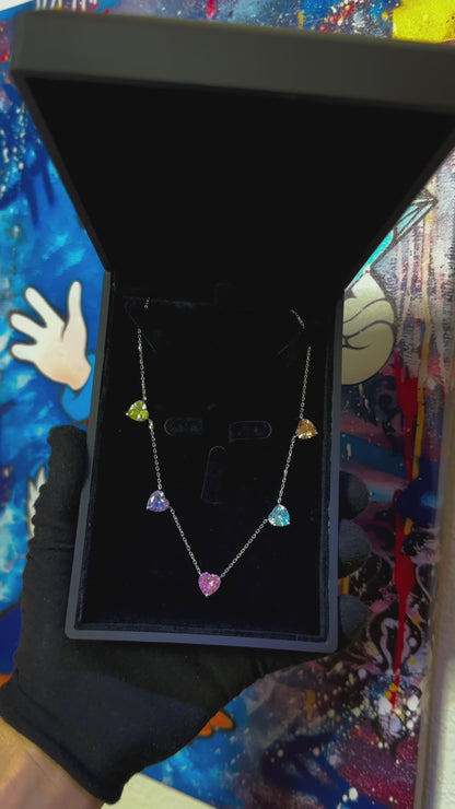 Heart Colorful Necklace