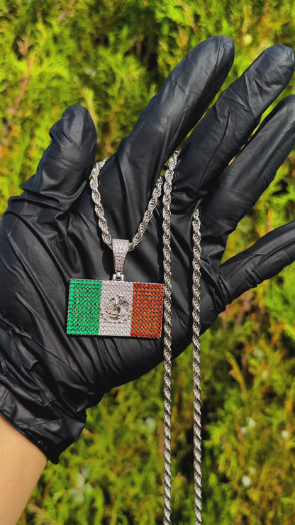 Mexico Flag Pendant