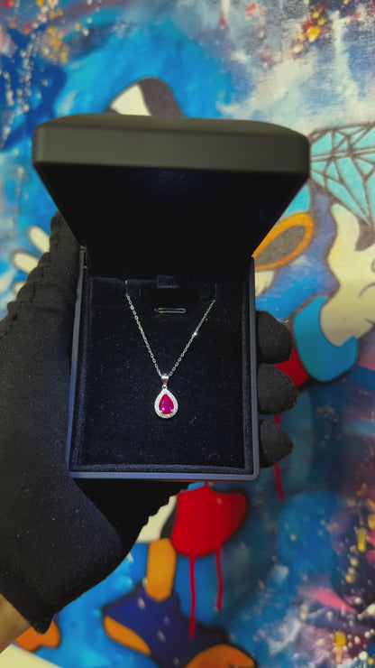 Red Diamond Necklace