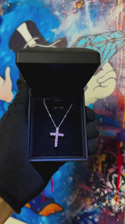 Pink Cruz Necklace